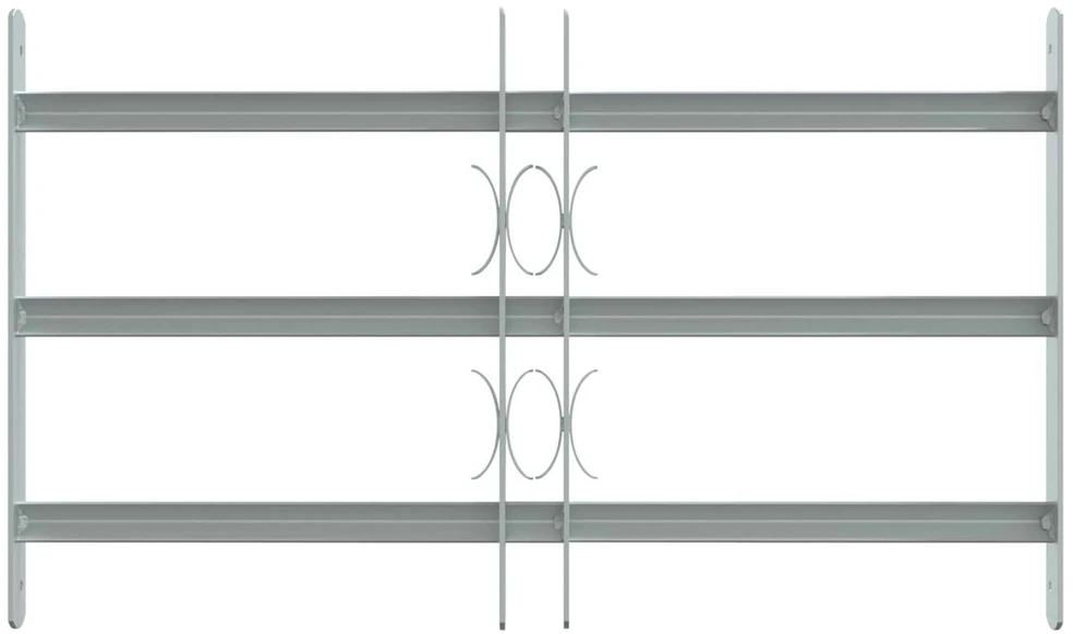 Langų saugos grotelės su 3 skersinėmis 3 vnt. 430-740 mm