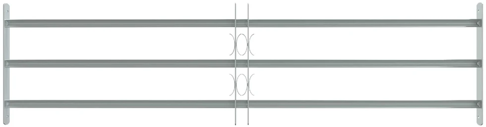 Langų saugos grotelės su 3 skersinėmis 3 vnt. 930-1740 mm