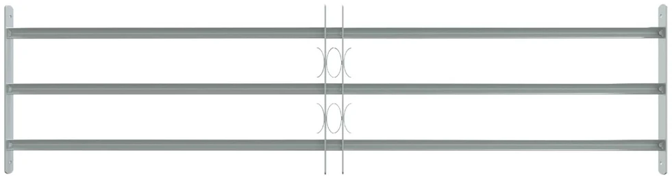 Langų saugos grotelės su 3 skersinėmis 3 vnt. 930-1740 mm