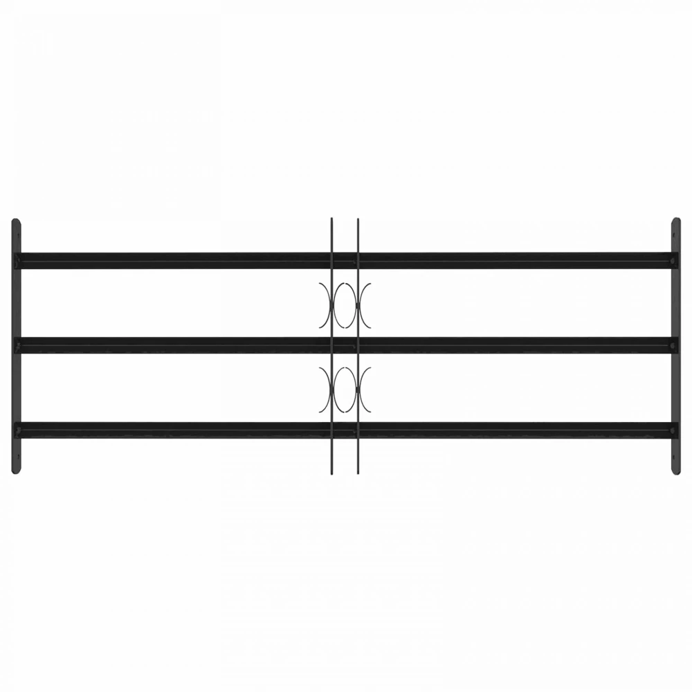 Langų saugos grotelės su 3 skersinėmis 3 vnt. 63-114 cm