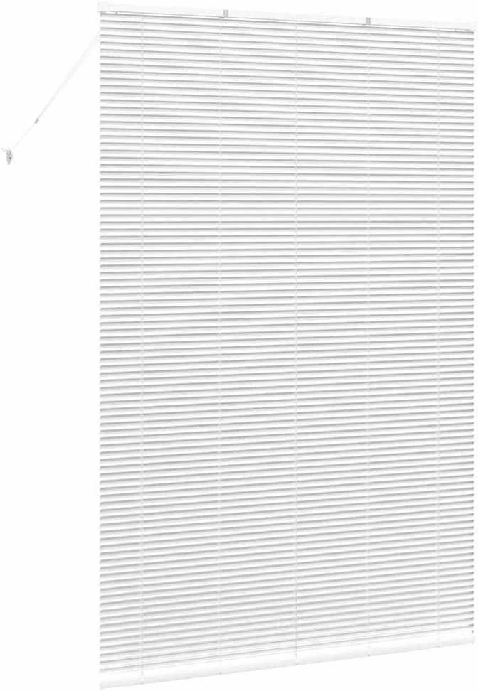 Venecijos žaliuzės Balta 220 x 145 cm 25 mm Aliuminis