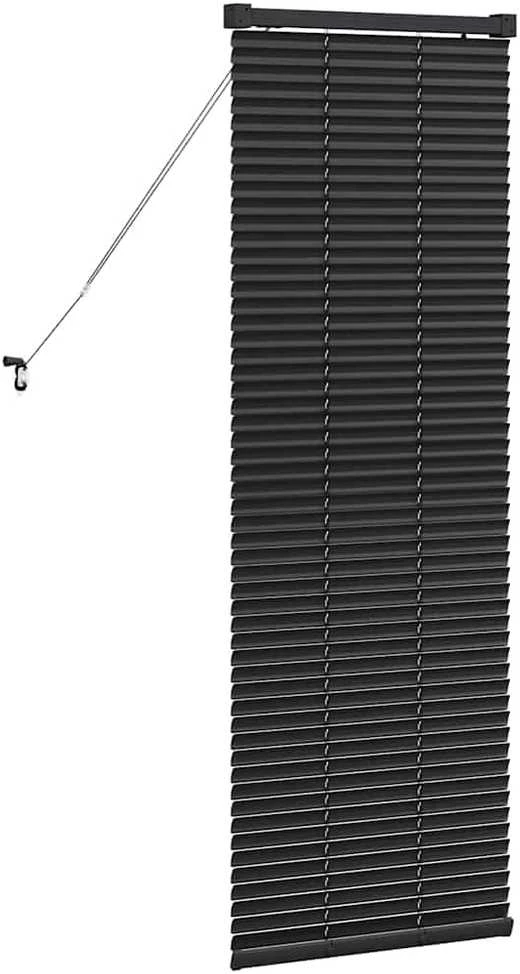 Venecijos žaliuzės Juoda 130 x 55 cm 25 mm Aliuminis