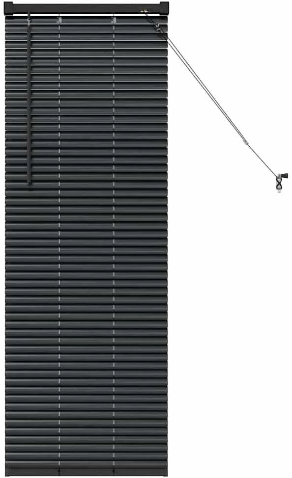 Venecijos žaliuzės Juoda 130 x 55 cm 25 mm Aliuminis