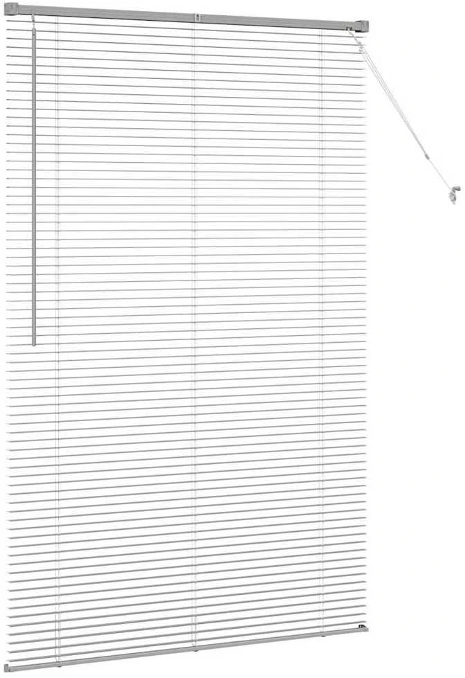Venecijietiškos žaliuzės Sidabrinė 175 x 120 cm Aliuminis