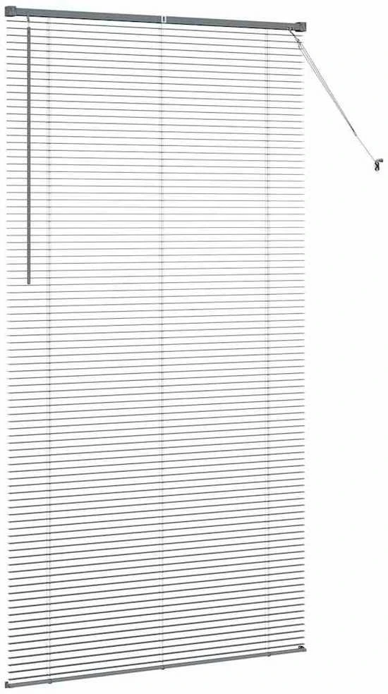Venecijietiškos žaliuzės Tamsiai pilka 220 x 120 cm Aliuminis
