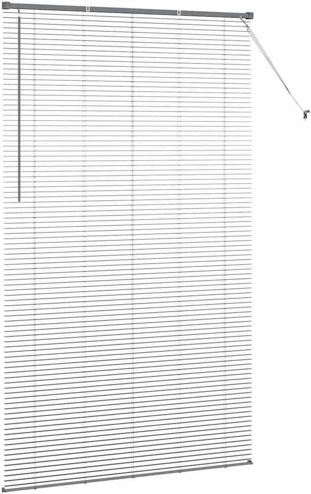 Venecijietiškos žaliuzės Tamsiai pilka 220 x 130 cm Aliuminis