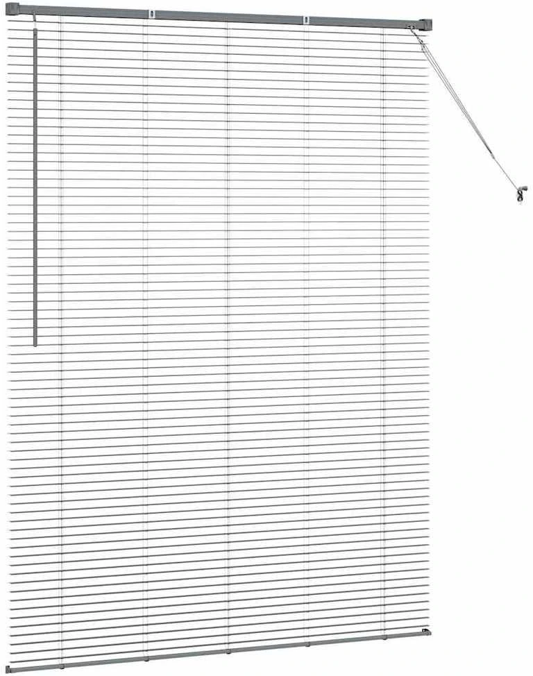 Venecijietiškos žaliuzės Tamsiai pilka 175 x 130 cm Aliuminis