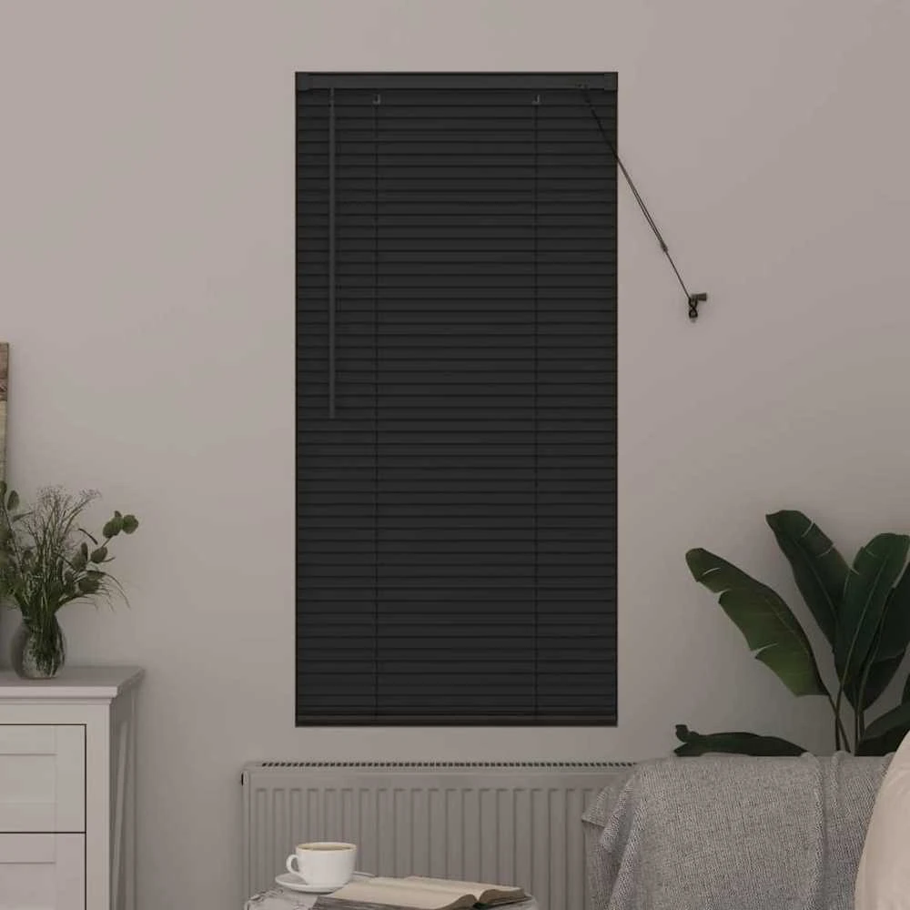 Venecijos žaliuzės Tamsiai pilka 130 x 65 cm 25 mm Aliuminis