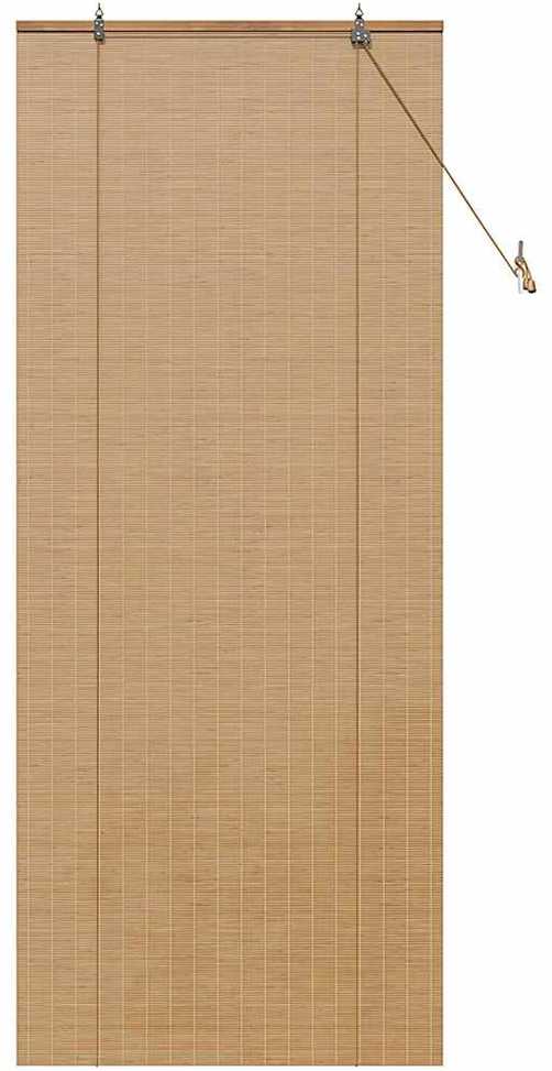 Roletas Ruda 80 x 220 cm Bambukas