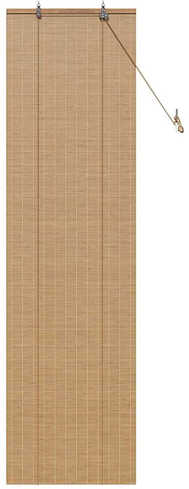 Roletas Ruda 60 x 220 cm Bambukas