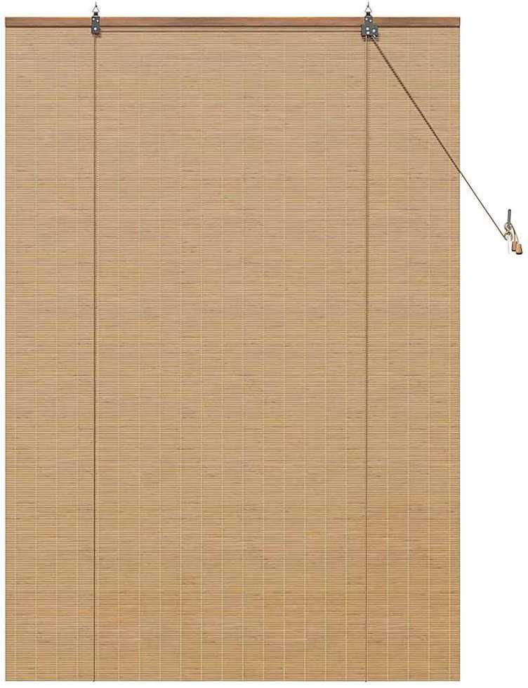 Roletas Ruda 110 x 160 cm Bambukas