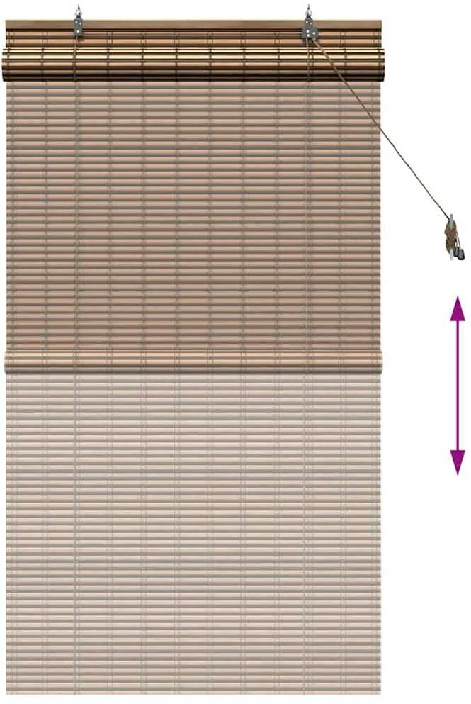Roletas Ruda 100 x 160 cm Bambukas
