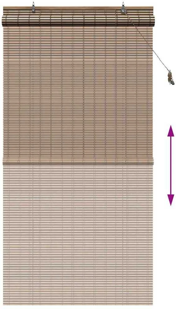 Roletas Ruda 110 x 220 cm Bambukas