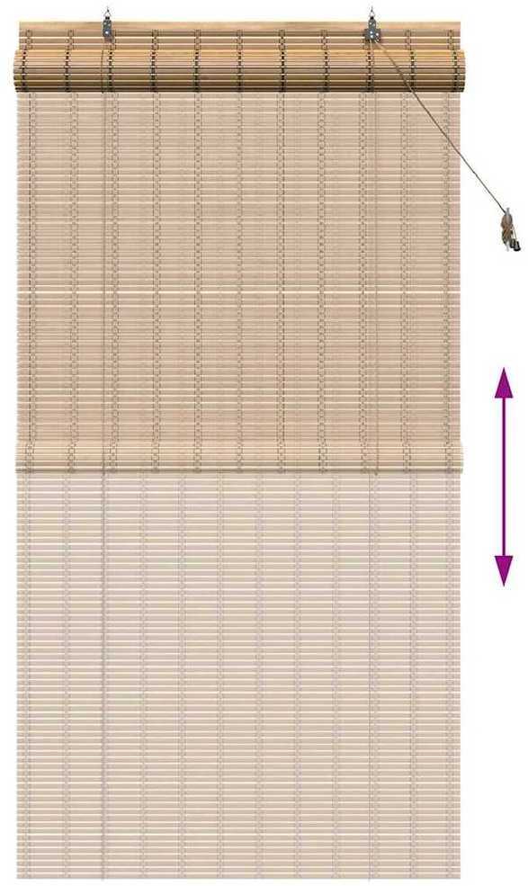 Roletas Gamta 120 x 220 cm Bambukas
