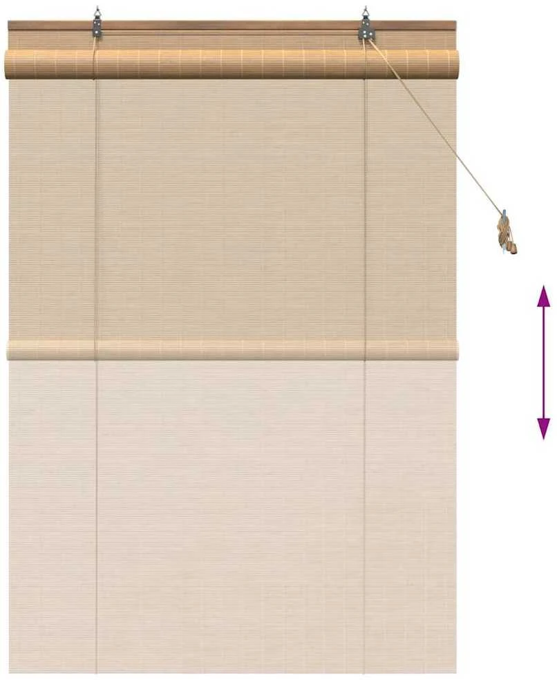 Roletas Ruda 100 x 160 cm Bambukas