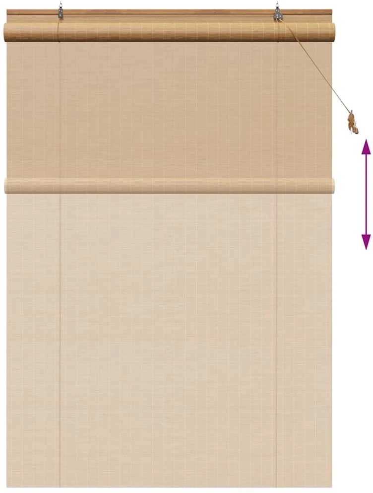 Roletas Ruda 140 x 220 cm Bambukas