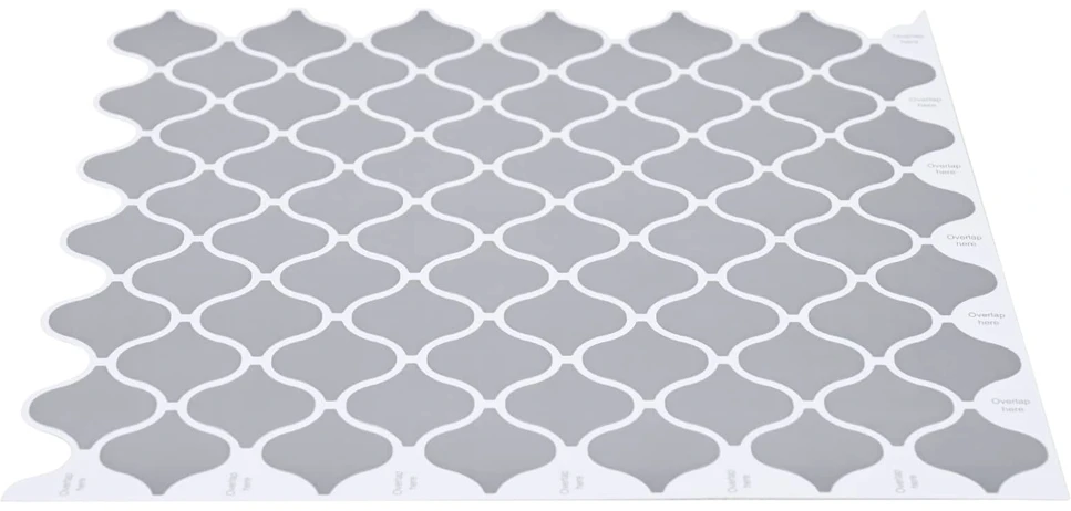 Lanterna plytelė 20 vnt. Pilka 27 x 27 cm Poliuretanas ir PET