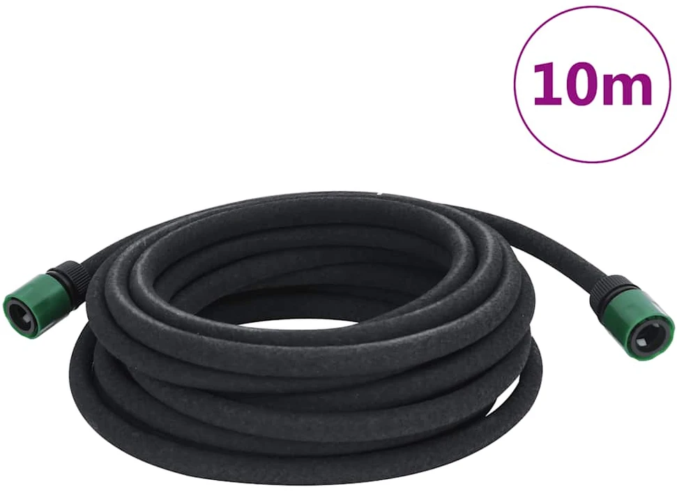 Lašelinio sodo laistymo žarna, juodos spalvos, 0,6", 10m, guma