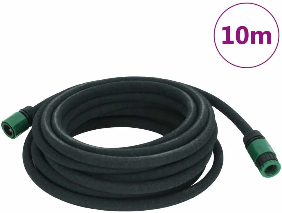 Lašelinio sodo laistymo žarna, juodos spalvos, 0,6", 10m, guma
