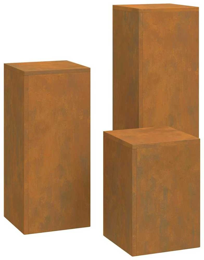 Augalų stovas 3 pcs Rūdijanti