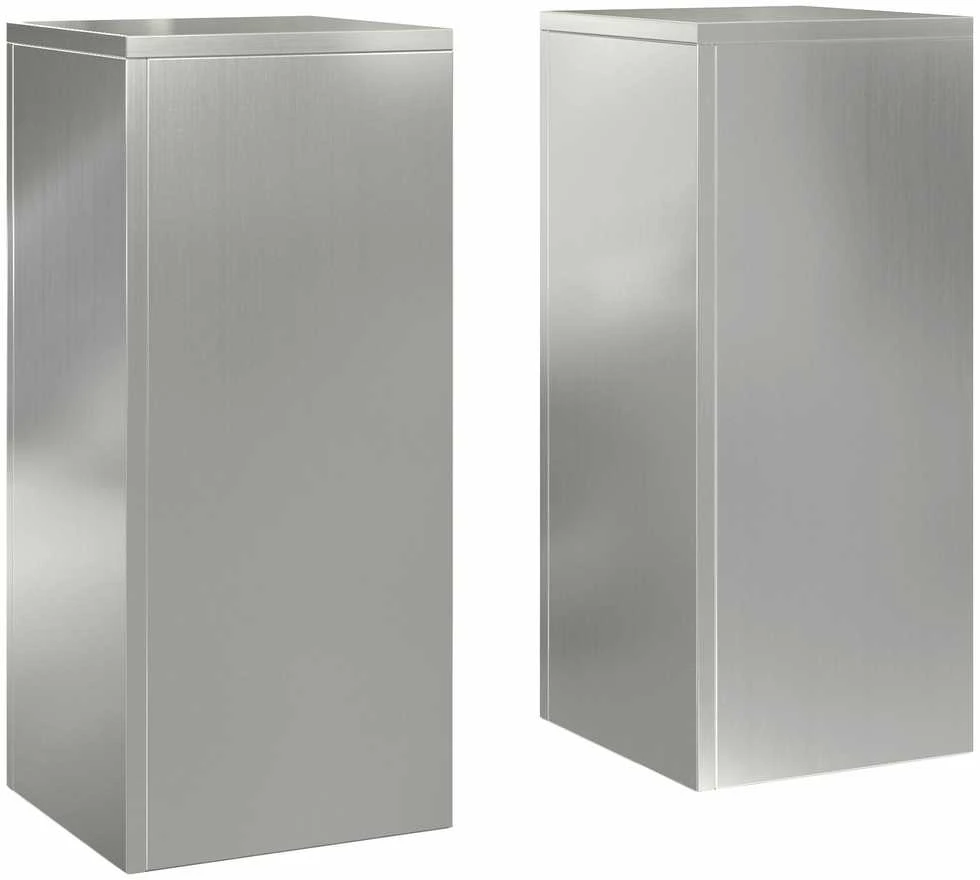 Augalų stovas 2 pcs Sidabro 24 x 24 x 55 cm