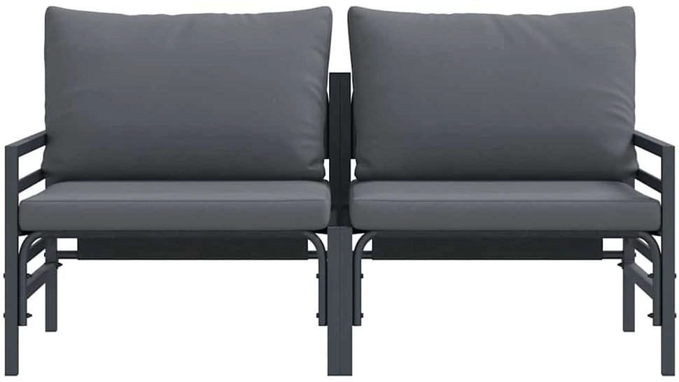 Lauko Baldai 2 Vienetas Antracitas 80 x 80 x 71 cm Plienas