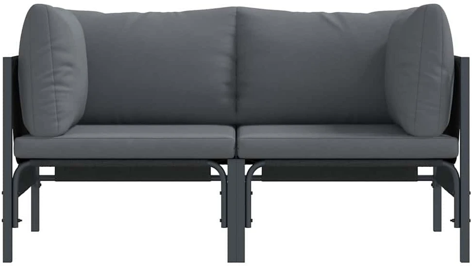 Lauko Baldai 2 Vienetas Antracitas 80 x 80 x 71 cm Plienas