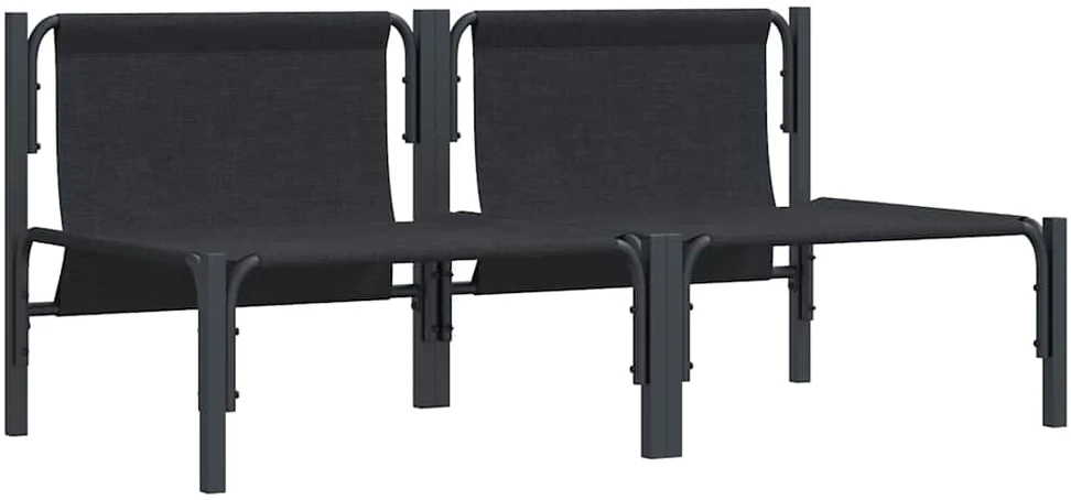 Lauko Baldai 2 Vienetas Antracitas 80 x 80 x 71 cm Plienas