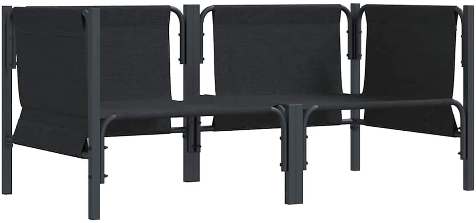 Lauko Baldai 2 Vienetas Antracitas 80 x 80 x 71 cm Plienas
