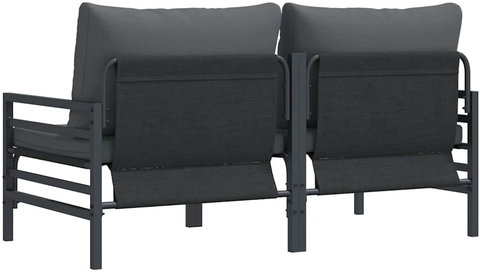 Lauko Baldai 2 Vienetas Antracitas 80 x 80 x 71 cm Plienas