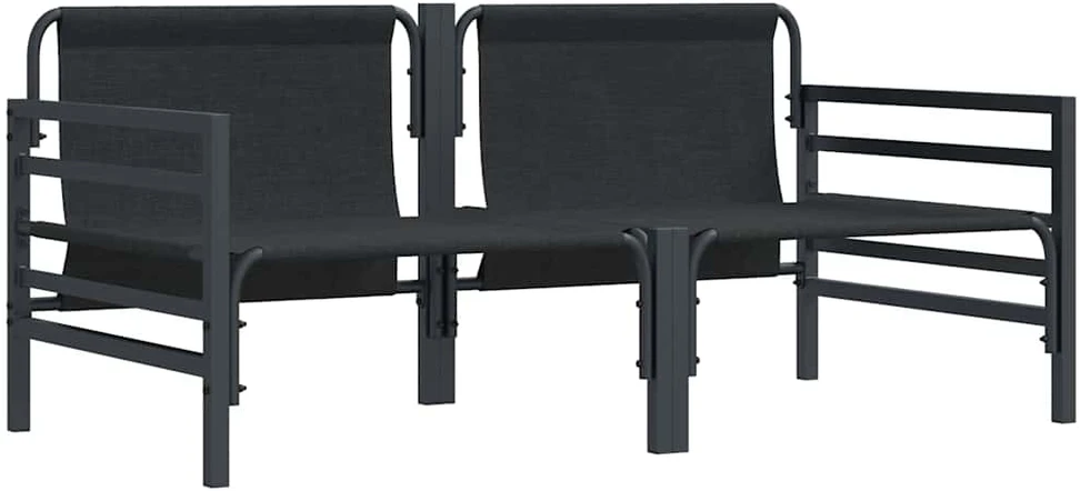 Lauko Baldai 2 Vienetas Antracitas 80 x 80 x 71 cm Plienas