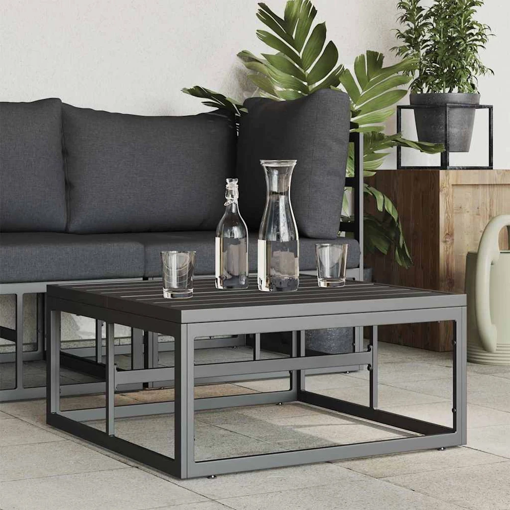 Lauko Baldai metalas Juoda 70 x 70 x 32 cm
