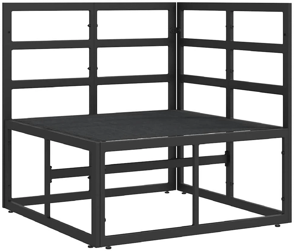 Lauko Baldai metalas Juoda ir Antracitas 71,5 x 71,5 x 71 cm