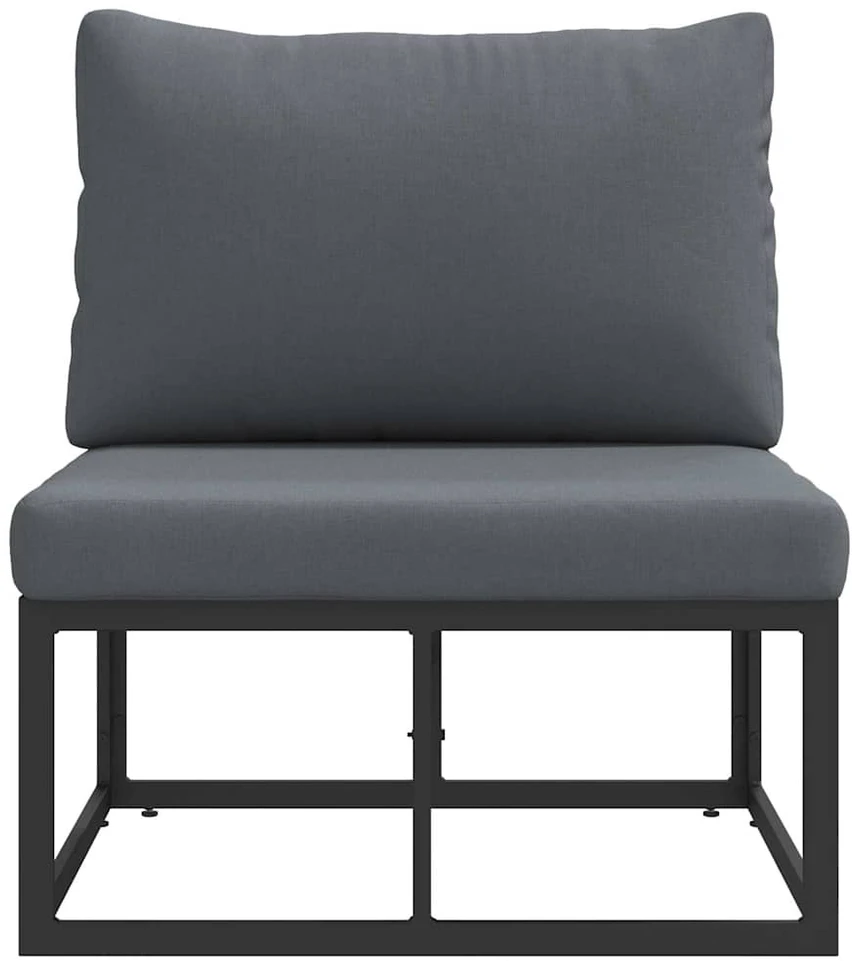 Lauko Baldai metalas Juoda ir Antracitas 70 x 71,5 x 71 cm