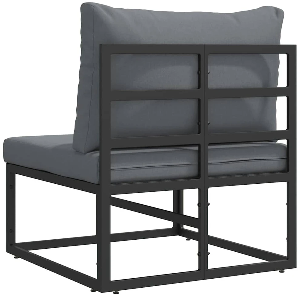 Lauko Baldai metalas Juoda ir Antracitas 70 x 71,5 x 71 cm