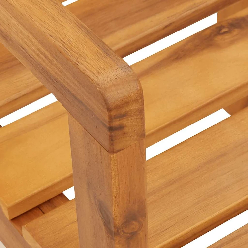 5 dalių sodo valgomojo baldų komplektas, akacijos masyvas