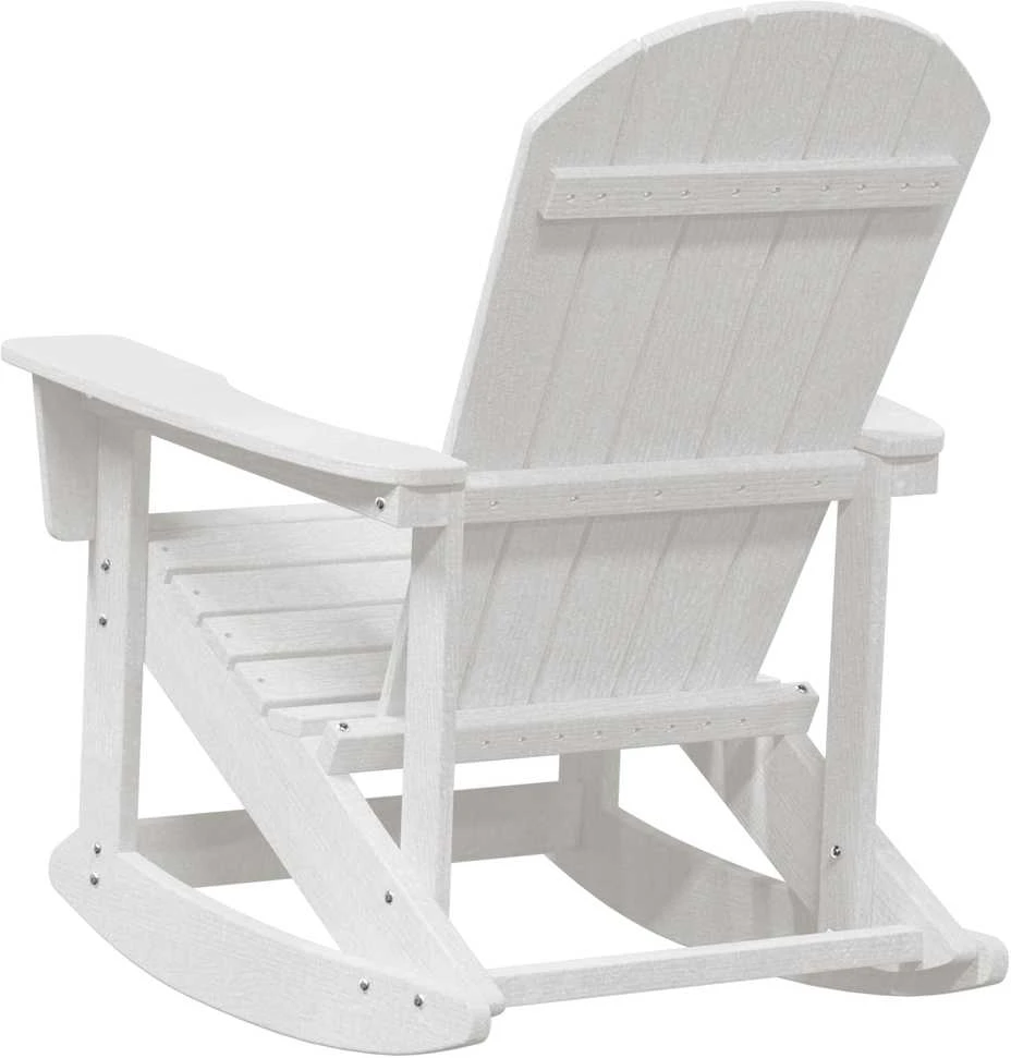 Adirondack sūpynės kėdės 2 vnt. Balta HDPE