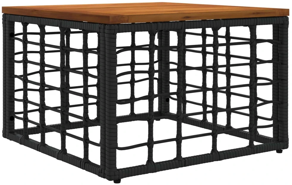 Lauko sofos komplektas 10 vnt. Juoda ir tamsiai pilka