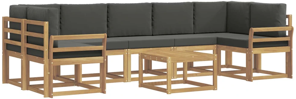 Lauko baldų komplektas Lauko sofos komplektas 6 vnt.