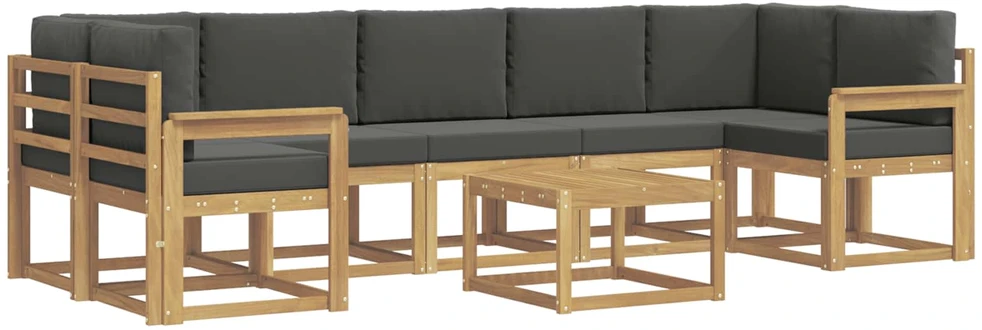 Lauko baldų komplektas Lauko sofos komplektas 6 vnt.