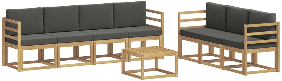Lauko baldų komplektas Lauko sofos komplektas 7 vnt.