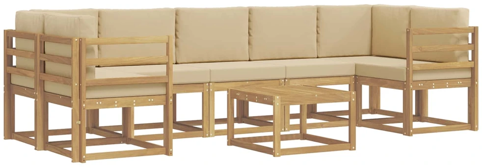 Lauko baldų komplektas Lauko sofos komplektas 6 vnt.