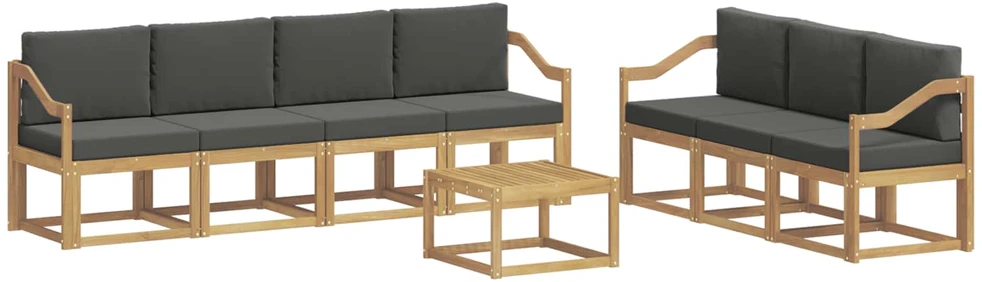 Lauko baldų komplektas Lauko sofos komplektas 7 vnt.