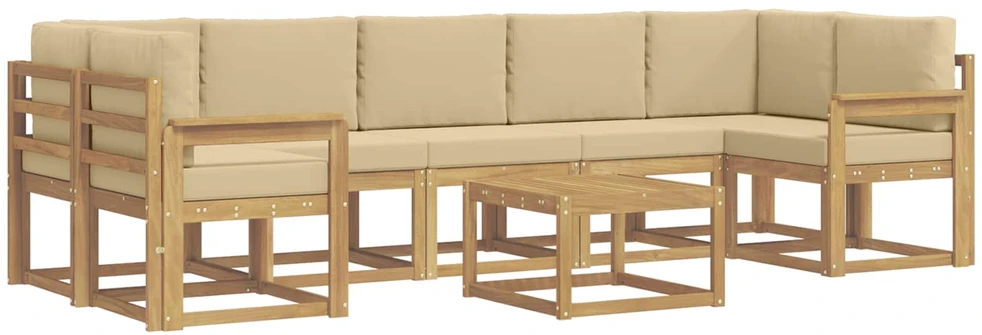Lauko baldų komplektas Lauko sofos komplektas 6 vnt.