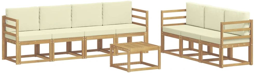 Lauko baldų komplektas Lauko sofos komplektas 7 vnt.