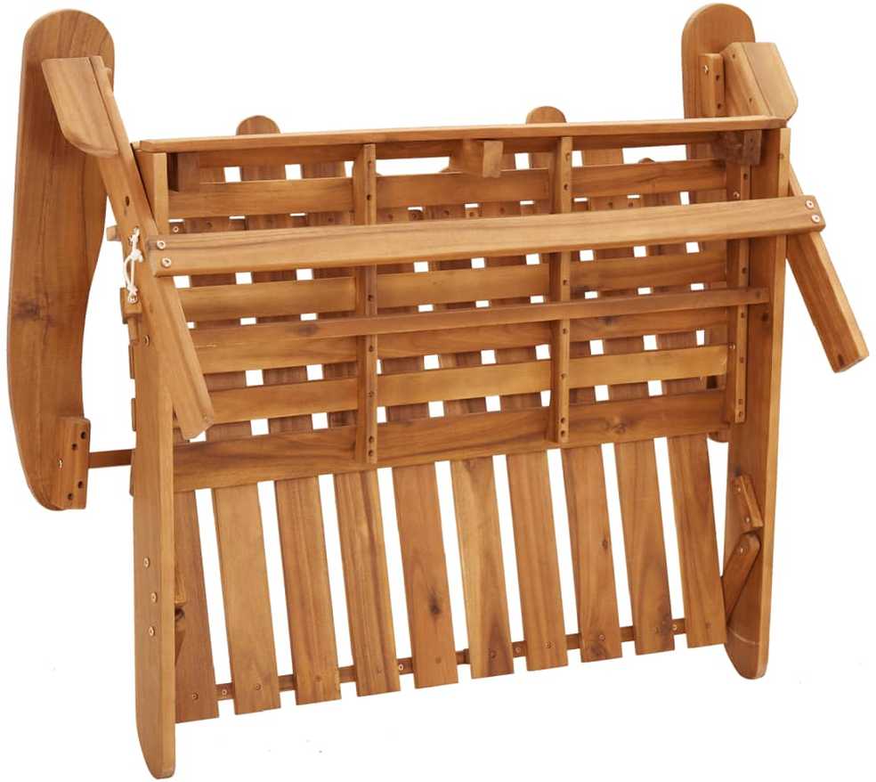 Lauko baldų komplektas Sodo adirondack komplektas, 4 dalių, akacijos medienos masyvas