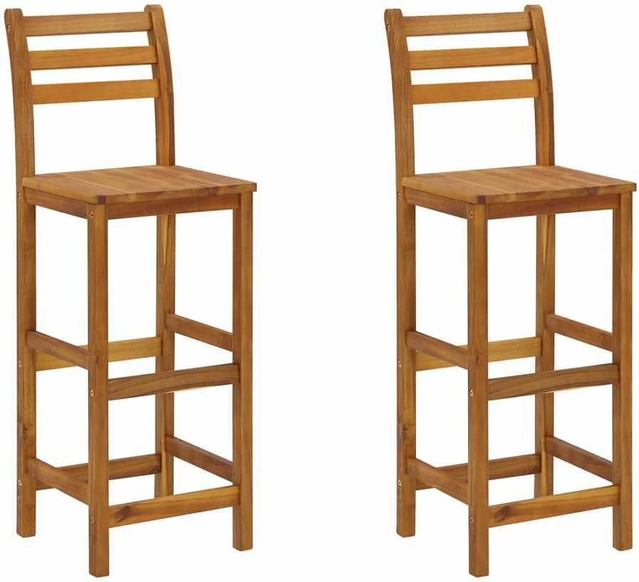 Lauko baldų komplektas Sodo baro baldų komplektas, 3 dalių, akacijos medienos masyvas