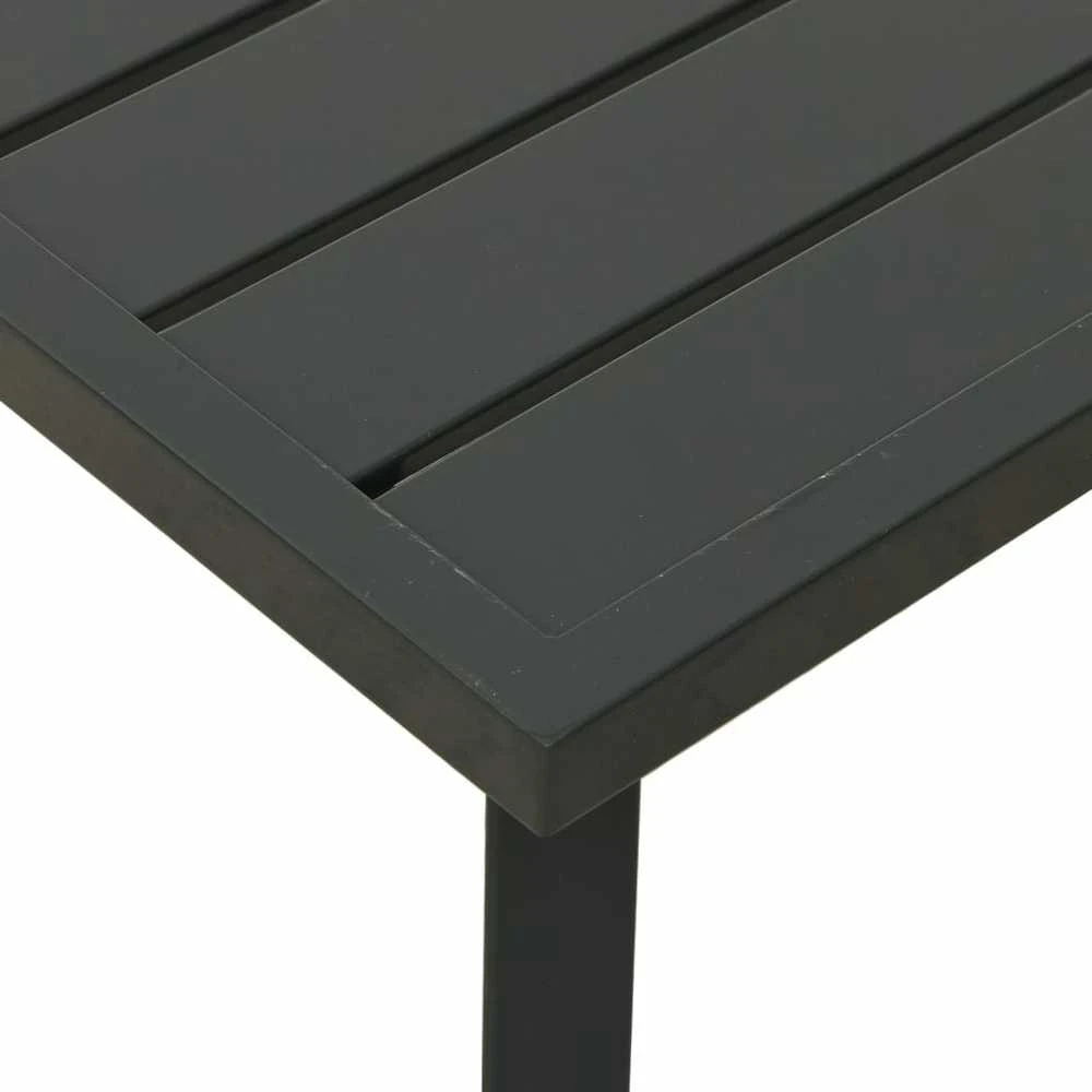Lauko baldų komplektas Sodo kavos staliukas, antracito spalvos, 110x55x35cm, plienas