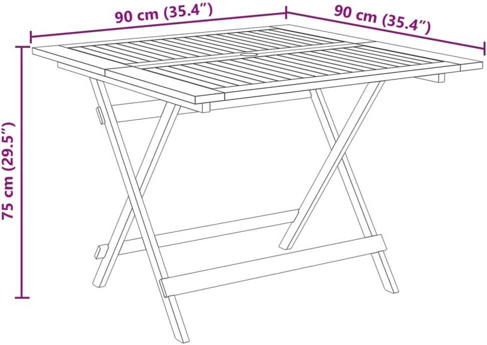 Lauko baldų komplektas Sodo komplektas, 5 dalių, pilkas, poliratanas ir mediena