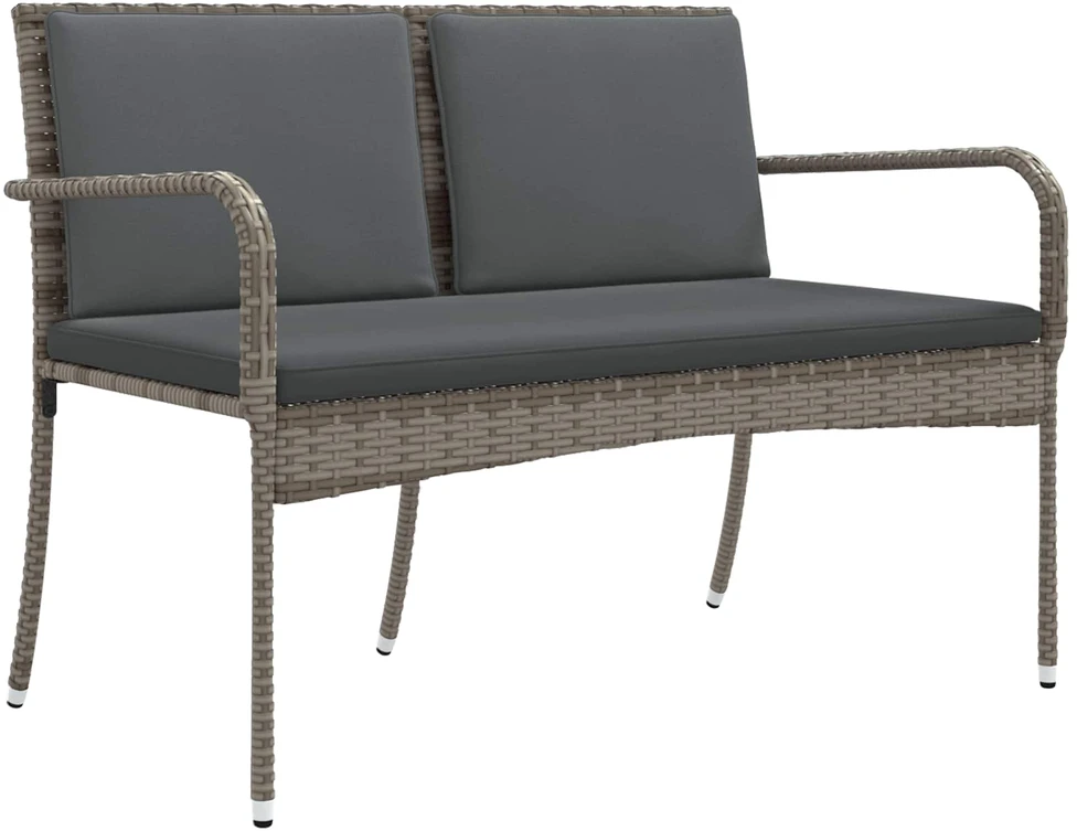 Sodo komplektas Pilka poliratanas